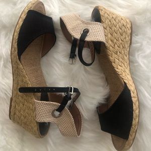 Lucky Brand espadrille wedge sandals